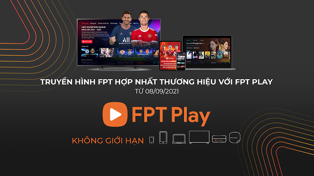 FPT Play tường thuật bóng đá với tốc độ cao tích hợp cả ở Tivi và điện thoại, laptop
