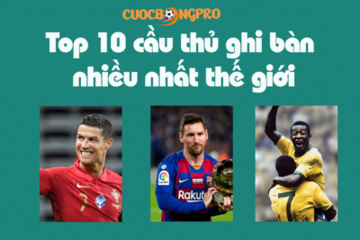 Top 10 cầu thủ ghi bàn nhiều nhất thế giới bao gồm những ai?